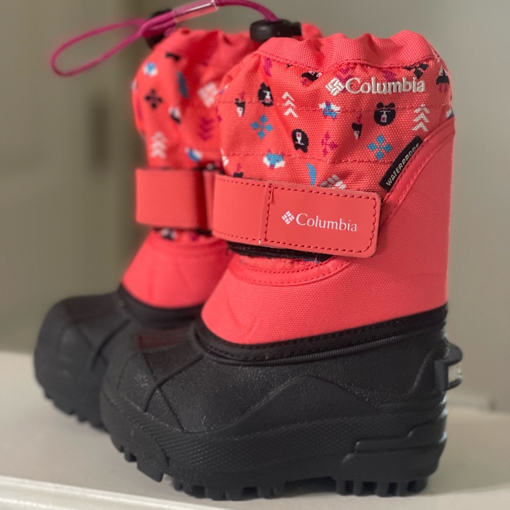 Columbia Unisex-Child Toddler Powderbug Plus II Print Snow Boot